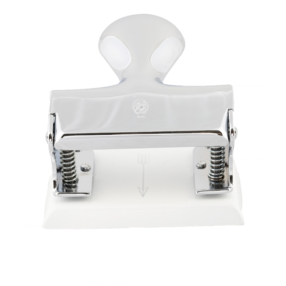 El Casco Shiny Chrome & White Perforator