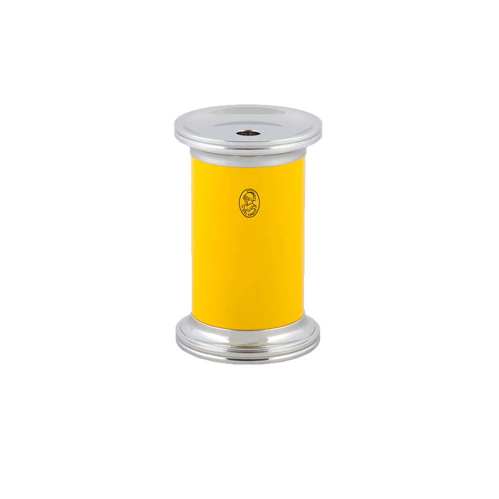 El Casco Shiny Chrome & Yellow Sharpener