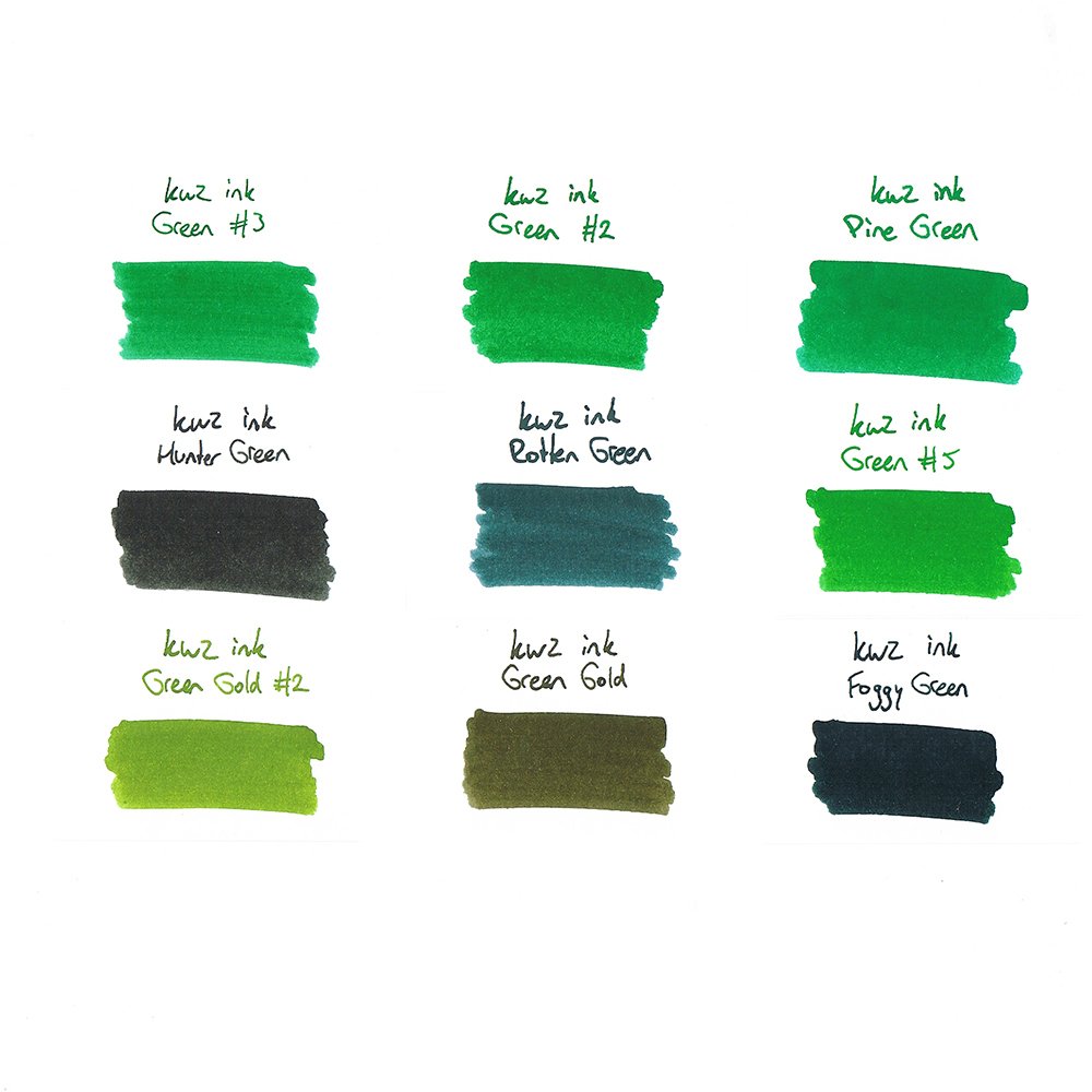 Atramenty Standardowe KWZ - Butelki z atramentem (40 kolorów)