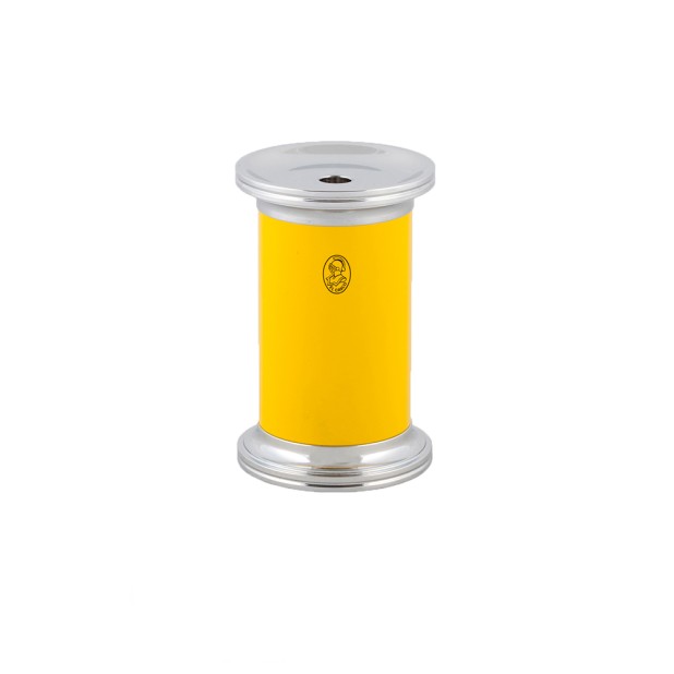 El Casco Shiny Chrome & Yellow Sharpener