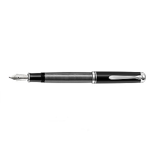 Pelikan Souverän M405 Black/Anthracite Stresemann Caneta de Tinta Permanente