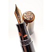 AP Limited Editions Maki-e The Writer Black Gold with Flowers Caneta de Tinta Permanente