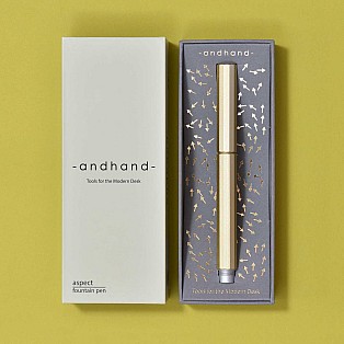 Andhand Aspect Gold Lustre Caneta de Tinta Permanente