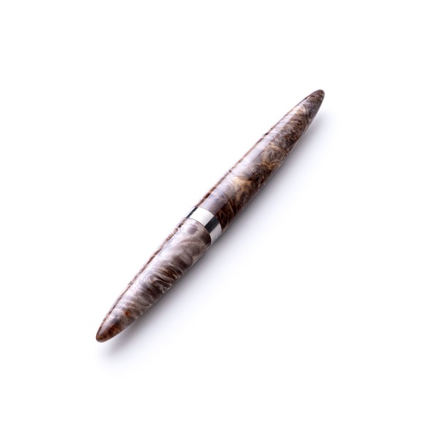 Ashera Aeon Dark Buckeye Burl Fountain pen