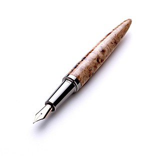 Ashera Aeon Light Buckeye Burl Fountain pen