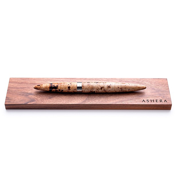 Ashera Aeon Light Buckeye Burl Fountain pen
