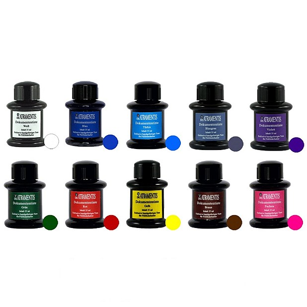 De Atramentis Document Ink - Ink Bottle (11 colors)