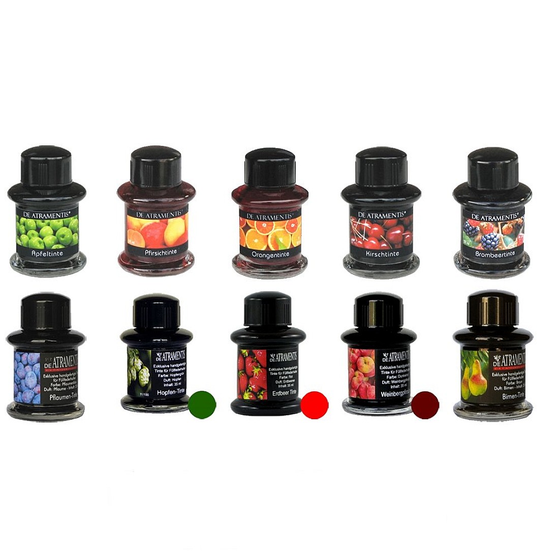 De Atramentis Scented Fruits Ink - Ink Bottle (10 colors)