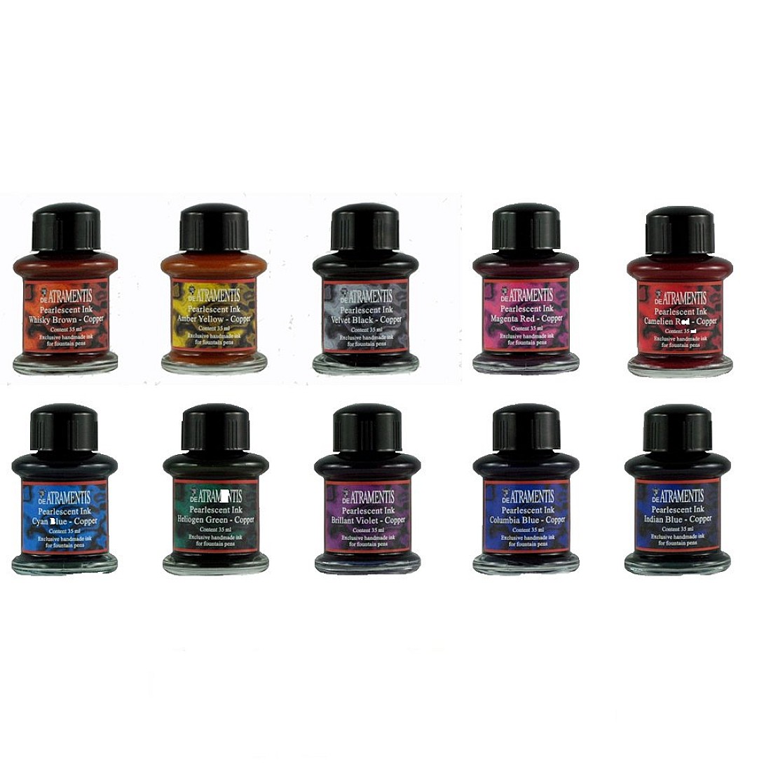 De Atramentis Pearlescent Copper Ink - Ink Bottle (10 colors)