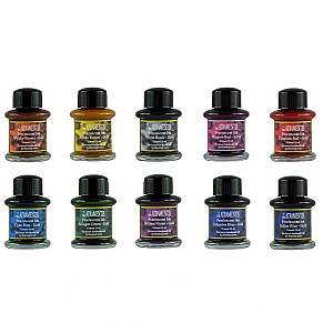 De Atramentis Pearlescent Gold Ink - Ink Bottle (10 colors)