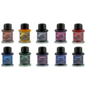 De Atramentis Pearlescent Silver Inkt - Inktpot (10 kleuren)