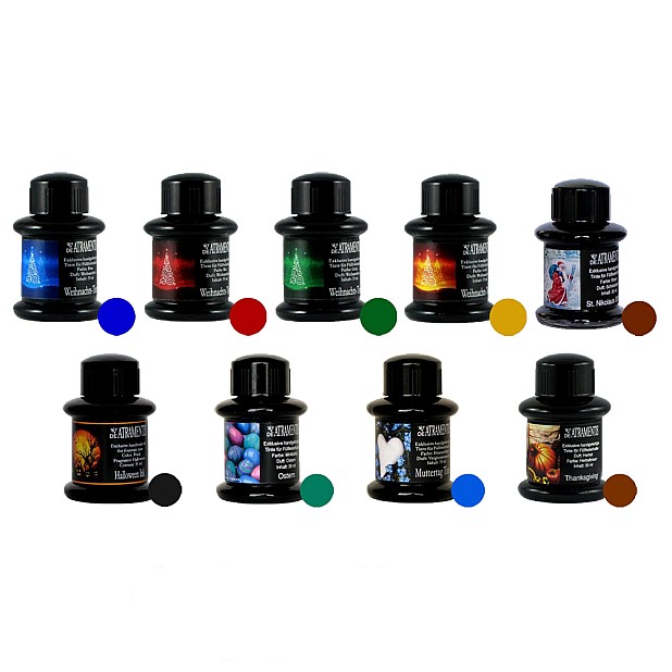 De Atramentis Scented Holidays Ink - Ink Bottle (9 colors)
