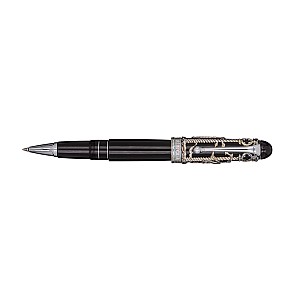 Aurora 88 Venezia Black Sterling Silver Roller
