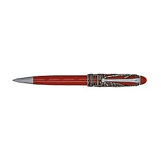 Aurora 88 Firenze Red Sterling Silver Stylo Bille