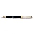 Aurora 88 Black and Sterling Silver Big Vulpen