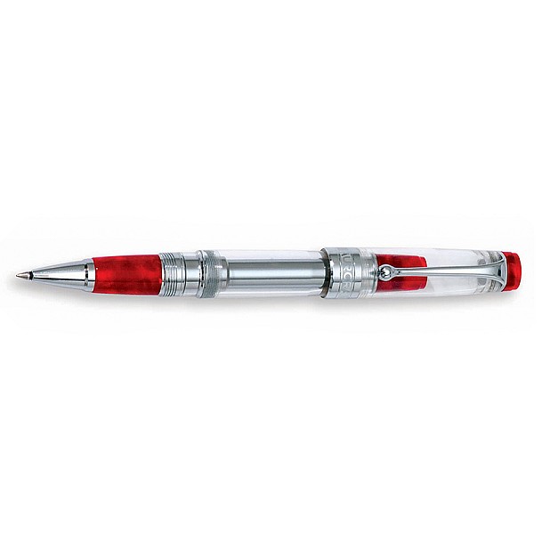 Aurora Optima Demonstrator Red Auroloide CT Rollerball