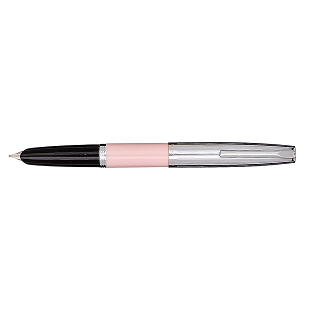 Aurora Duo Cart Pink and Chrome Fountain pen
