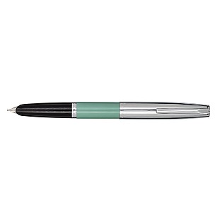 Aurora Duo Cart Green and Chrome Füllfederhalter