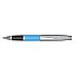 Aurora Duo Cart Light Blue and Chrome Rollerball
