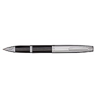 Stylo Roller Aurora Collection - Acier Et Noir - Prestige Avec écrin Et Recharge - Neuf