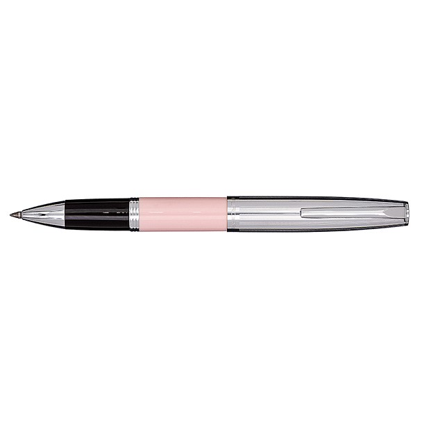 Aurora Duo Cart Pink and Chrome Rollerball