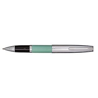 Aurora Duo Cart Green and Chrome Tintenroller