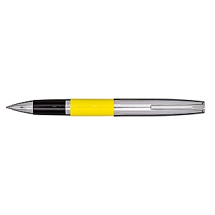 Aurora Duo Cart Yellow and Chrome Tintenroller