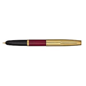 Aurora Duo Cart Burgundy and Gold Rollerball
