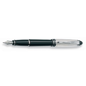 Aurora Ipsilon Sterling Silver Black CT Fountain pen