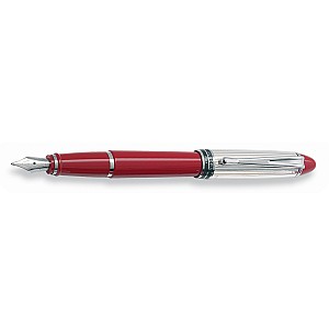 Aurora Ipsilon Sterling Silver Red CT Fountain pen