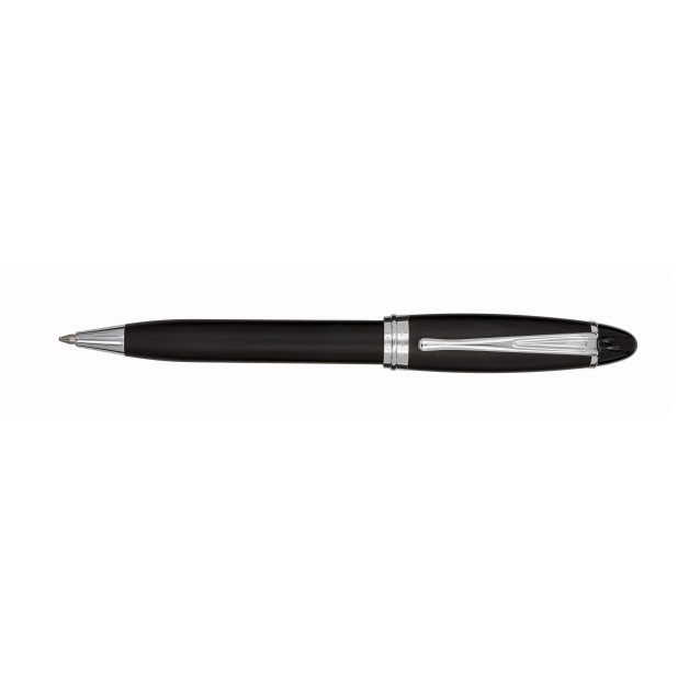 Aurora Ipsilon Satin Black CT Kugelschreiber