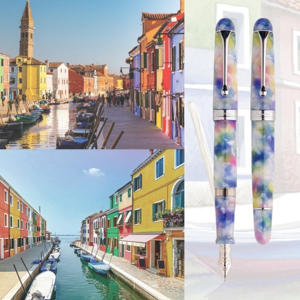 Aurora Il Viaggio Segreto in Italia: Burano Caneta de Tinta Permanente