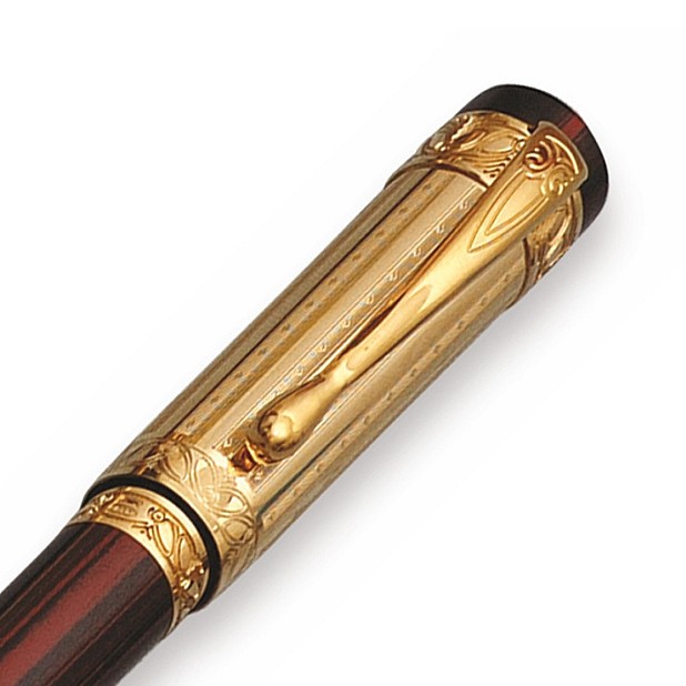 Aurora Nobile Ebonite Vermeil Rollerball in beperkte oplage