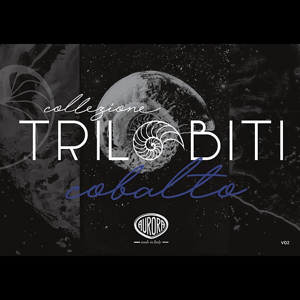 Aurora Trilobiti Collection Cobalto Demonstrator Pióro Wieczne