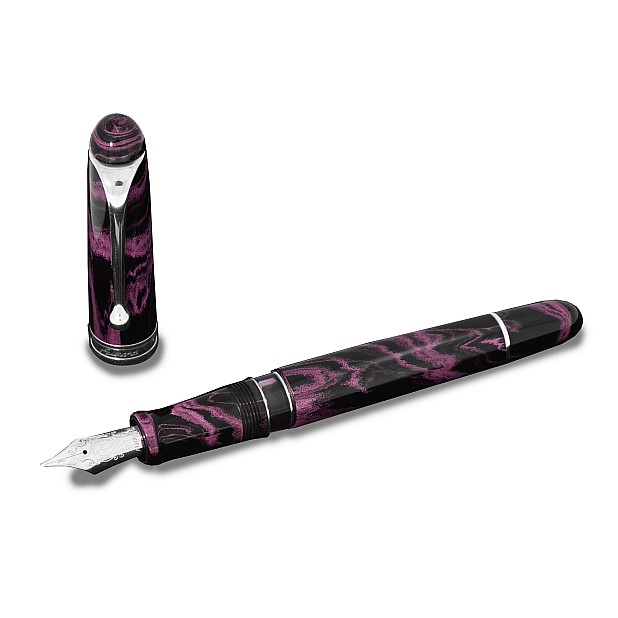 Aurora 88 Ebonite Marbled Magenta ST Pióro wieczne