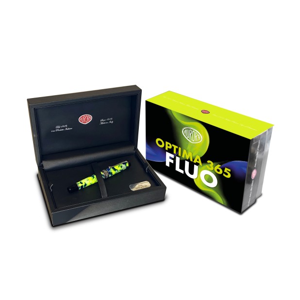 Aurora Optima 365 Calendar 2025 Fluo Füllfederhalter