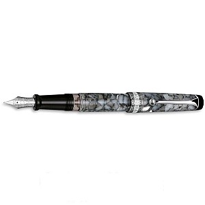 Aurora Optima Auroloide Black Pearl CT Fountain pen