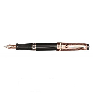 Aurora Optima Deco Rose Gold Fountain pen