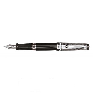 Aurora Optima Deco Silver Fountain pen