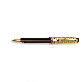 Aurora Optima Riflessi Black and Gold Esferográfica