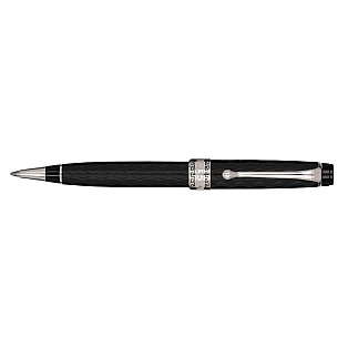 Aurora Optima Rombo Guilloché Black CT Ballpoint