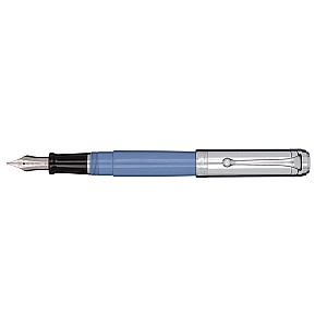 Aurora Talentum Light Blue and Chrome Big Stylo Plume