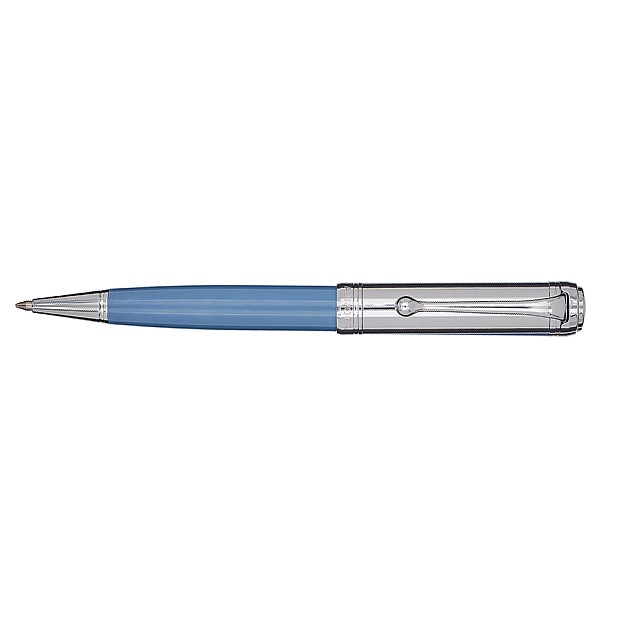 Aurora Talentum Light Blue and Chrome Ballpoint