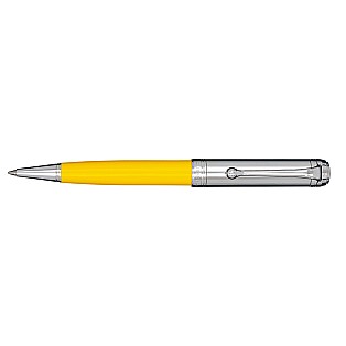 Aurora Talentum Yellow and Chrome Ballpoint