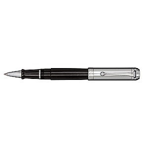 Aurora Talentum Black and Chrome Big Rollerball