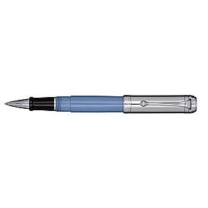 Aurora Talentum Light Blue and Chrome Big Rollerball