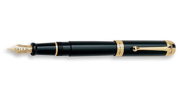 Aurora Talentum Black GT Big Fountain pen | Appelboom.com