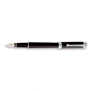 Aurora Talentum Black Rubber Finesse Fountain pen