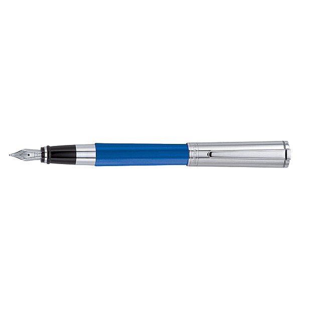 Aurora TU Blue and Chrome Fountain pen