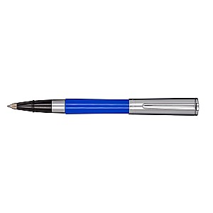 Aurora TU Blue and Chrome Rollerball